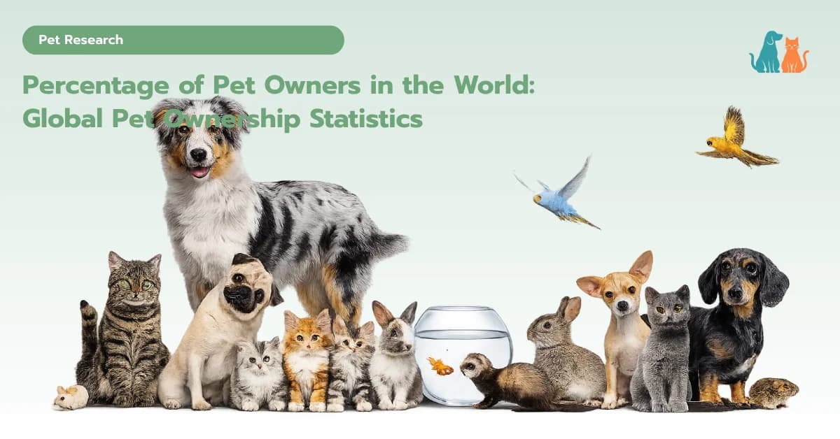 Percentage of Pet Owners in the World: Global Pet Ownership Statistics